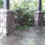 Camas stone pillars 