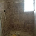 Tile shower